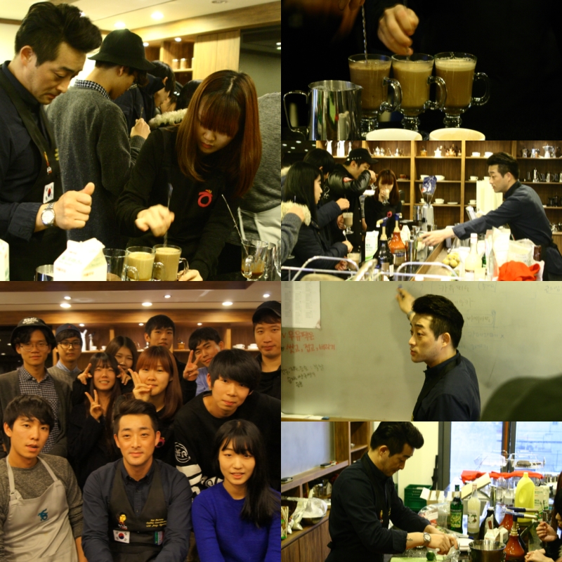 서울연희실용전문학교 실용음악학과 뮤지컬학과 뮤직비지니스학과 방송연예매니지먼트학과 등 학교생활 - 임종명 바리스타의 시즌특강